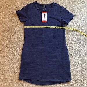 Blue Tshirt dress with pockets  32 degrees